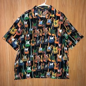 Fender - The Collection - By DaVinci - Guitar - L Casual Shirt